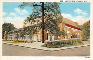 LPS58 Lakeside Ohio OH Postcard Auditorium