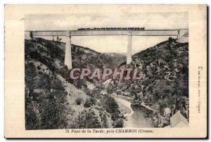 Postcard Old Bridge Tarde near Chambon (Creuse)