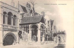 uk17359 norman staircase canterbury  real photo uk