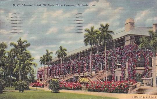 Florida Hialeah Beautiful Hialeah Race Course 1955