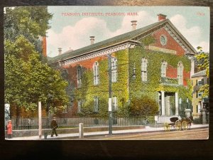 Vintage Postcard 1907-1915 Peabody Institute, Peabody, Massachusetts (MA)