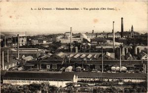 CPA LE CREUSOT - Usines SCHNEIDER - Vue générale - coté Ouest (637443)