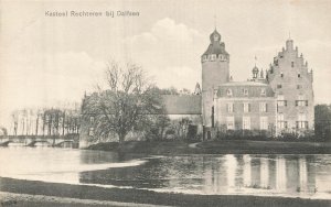 Vintage RPPC Kasteel Rechteren Castle Near Dalfsen Netherlands 1907-1915