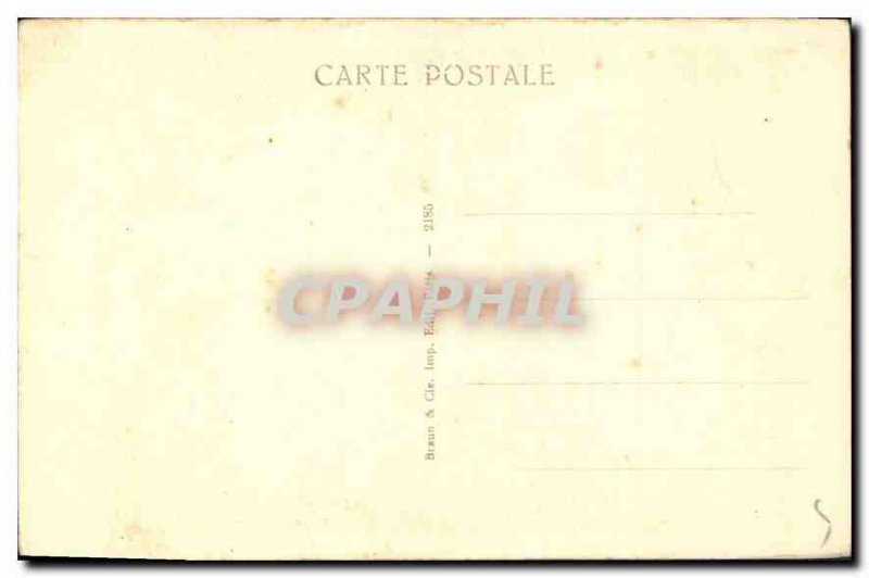 Old Postcard Musee de Cluny France bed