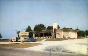 Silver Springs Florida FL Restaurant 1950s-60s Postcard