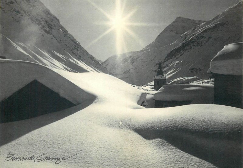 Lot 6 french photographer Bernard Grange winter scenic landscapes sunset ski 