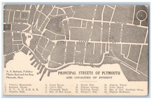 c1905's AS Burbank Publisher Books & Art Shop Plymouth Massachusetts MA Postcard