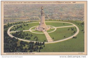 Massachusetts Mount Greylock On The Mountain Top Mount Greylock Summit And Ma...