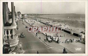 Modern Postcard La Baule Sea View Beach and Embankment