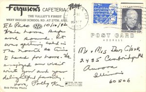 Phoenix Arizona 1982 Postcard Ferguson's Cafeteria Restaurant