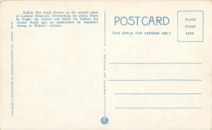 Colorado Buffalo Bill's Grave by Moonlight White Border Postcard