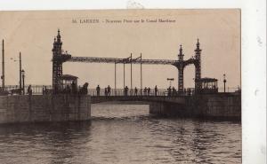 BF16791 laeken nouveau pont sur le canal maritime belgium front/back image