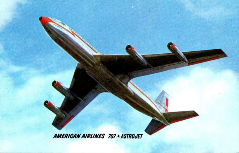 Airplane American Airlines Boeing 707 Astrojet