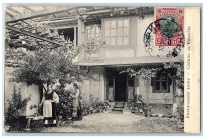 1909 Costume De Kazanlike Kazanluk Bulgaria Building Entrance Posted Postcard