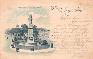 GRUSS AUS HANNOVER GERMANY POSTCARD 1907