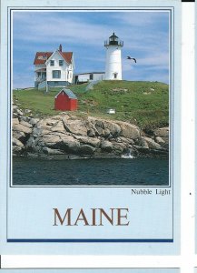 AS-057 - Ten Vintage Postcards State of Maine, Lighthouse, Boats, Scenic, Animal