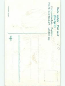 Divided-Back NEW YEAR SCENE Great Postcard W7498