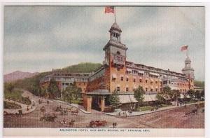 Arlington Hotel Bath House Hot Springs AR 1910 postcard