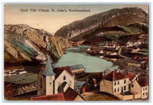 c1910 Quidi Vidi Village St. John's Newfoundland Canada Antique Postcard
