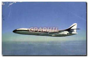 Old Postcard Jet Aviation Caravelle Air France