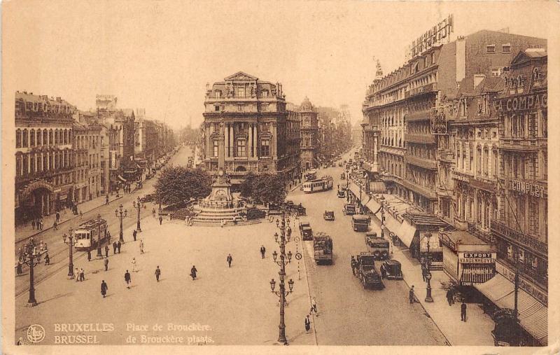 Br34857 Bruxelles Place de Brouckere Tramway    Belgium