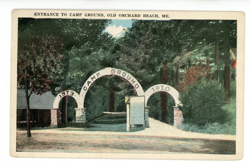 ME - Old Orchard Beach. Camp Ground Entrance