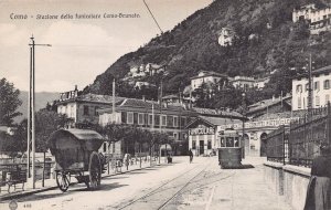 COMO LOMBARDIA ITALY~STAZIONE della FUNICOLARE COMO-GRUNATE~PHOTO POSTCARD