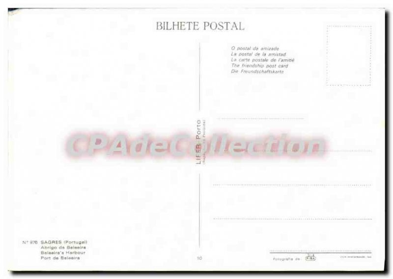 Modern Postcard From Sagres antige Baleaire