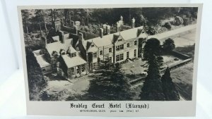 Vintage Rp Postcard Bradley Court Hotel Mitcheldean Glos Real Photo Rppc