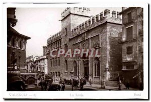 Old Postcard Valencia Lonja