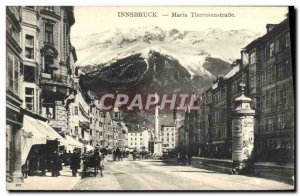 Old Postcard Innsbruck Maria Theresienstrasse