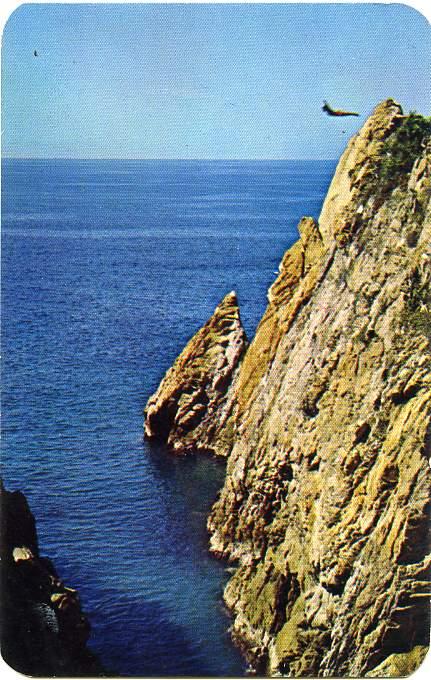 Cliff Diver at La Quebrada, Acapulco, Mexico