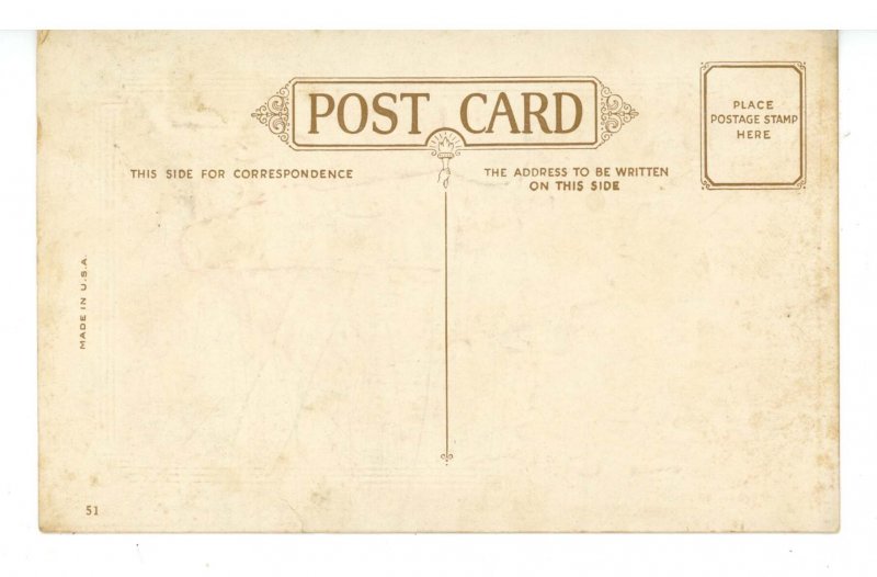 Greeting - Christmas. Santa Claus in Red Robe 