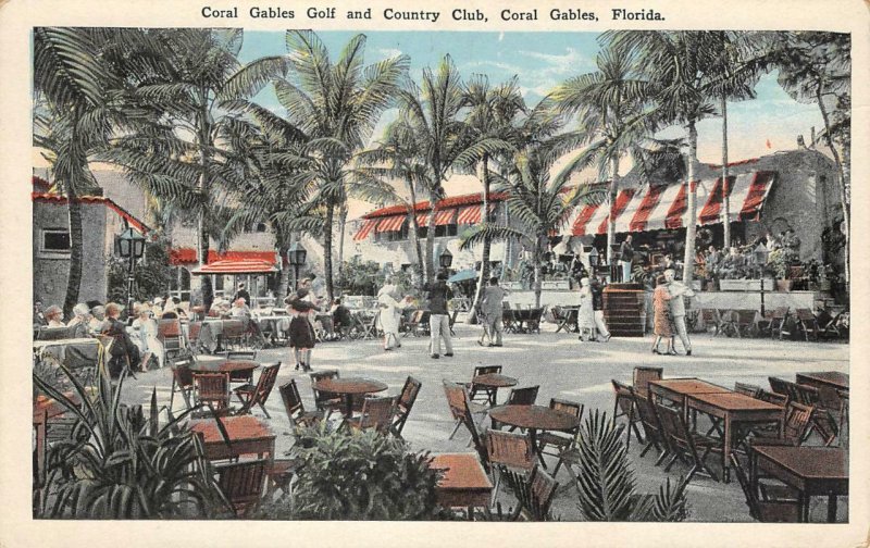 CORAL GABLES Golf & Country Club, Florida ca 1920s Vintage Postcard