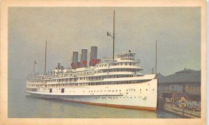 Greater Detroit Lake Steamship Ferry Boat Ship 