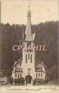 Postcard Gerardmer Old Church Kuhompre