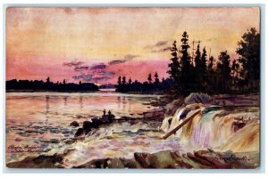 c1905 Bala Falls Muskoka Lake Ontario Canada Antique Unposted Postcard