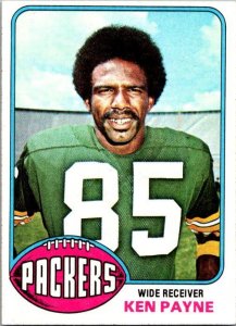 1976 Topps Football Card Ken Payne Green Bay Packers sk4363