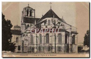 Vezelay Old Postcard L & # & # 39abside of 39eglise Madeleine