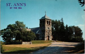 VINTAGE STANDARD SIZE POSTCARD ST. ANN'S BY THE SEA KENNEBUNKPORT MAINE