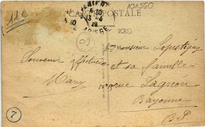 CPA PAMIERS L'Esplanade de Miliane Ariege (101560)