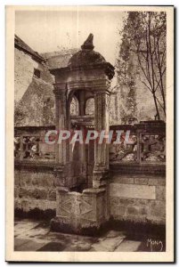 Old Postcard Little Langres From Tables The Renaissance House the well (1550)...