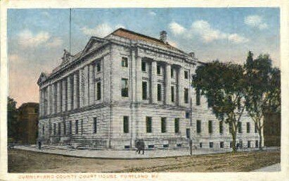 Cumberland County Court House in Portland, Maine