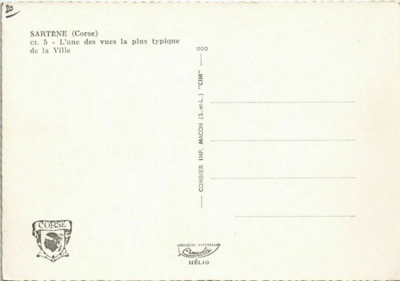 CPM Sartene une des vues la plus typique de la Ville CORSICA (1078872)