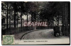 Postcard Old Cleres Avenue Station