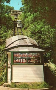 Vintage Postcard Fenelon Place Elevator The Forth Street Lift Dubuque Iowa IA