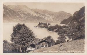 Switzerland Brienzersee Iseltwald und Brienzer Rothorn Photo