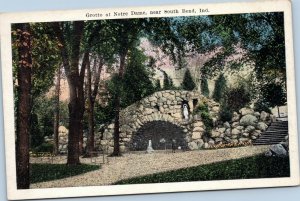 postcard Grotto at Notre Dame, near South Bend, Ind.