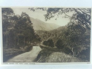 Vintage Postcard Where Twines The Path Loch Katrine Stirling 1936 Unposted