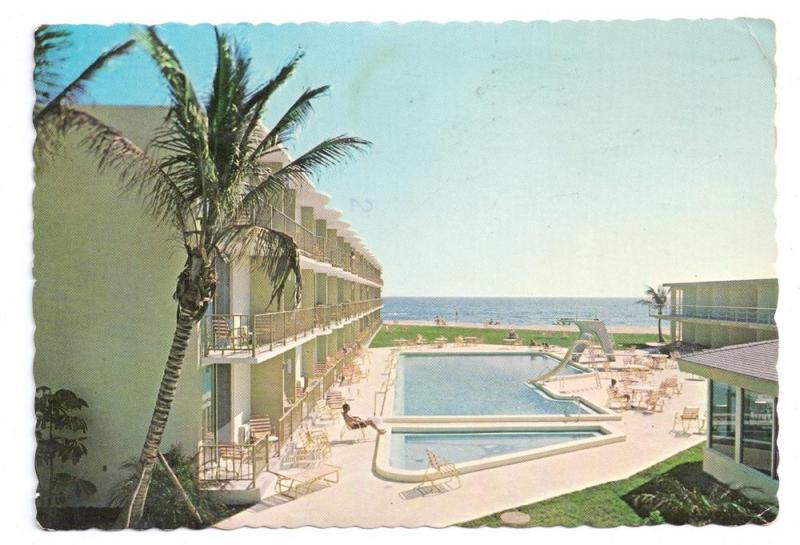 Hilton Singer Island Hotel Palm Beach Florida 4X6 1971 Pool